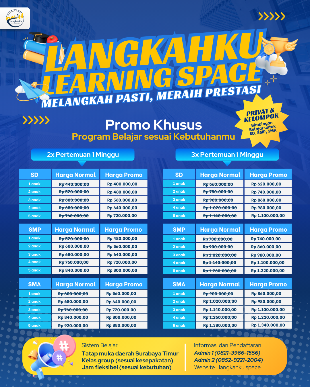 Poster Pricelist LangkahKu